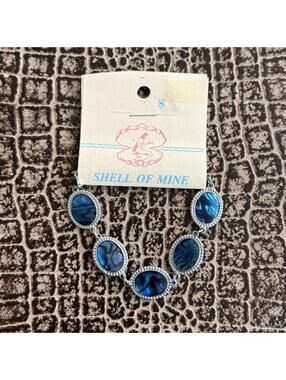 VINTAGE/DEADSTOCK SHELL OF MINE ABALONE BRACELET